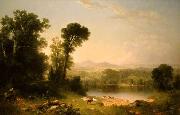 Asher Brown Durand Pastoral Landscape oil